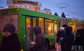 Общественный транспорт в Кемерове вернулся к обычному режиму работы