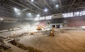 В Новокузнецке открытие Дворца спорта после капитального ремонта запланировано на сентябрь