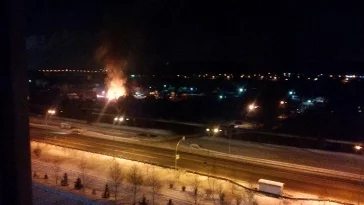 Фото: В Кемерове сгорел жилой дом 28 ноября 3