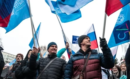 11 лет Крымской весне: в Кемерове прошёл митинг-концерт