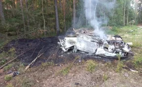 Четыре человека погибли в загоревшемся BMW в Кировской области