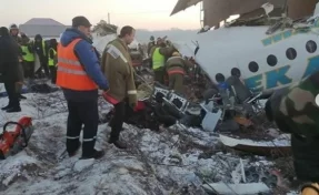 Увеличилось число жертв крушения самолёта в Алма-Ате  