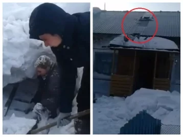 Фото: Ещё в одном кузбасском городе сошедший с крыши снег придавил человека 1