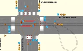 В Кемерове со 2 сентября изменят схему перекрытия перекрёстка Терешковой — Химиков