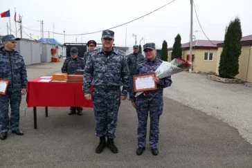 Фото: На Северном Кавказе открыли мемориал в память о погибших сотрудниках кузбасской полиции 4