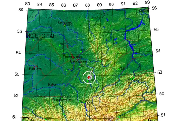 В Шерегеше произошло землетрясение магнитудой 2,3