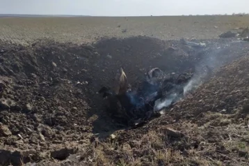 Фото: Появилось фото рухнувшего Су-25 1