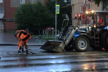 Фото: На Красноармейской улице в Кемерове начали ремонт дорожного покрытия 3