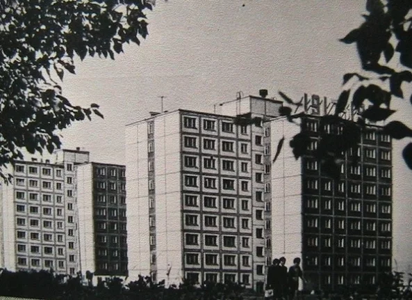 Первые девятиэтажки, 1971 год (современный проспект Ленина) / Фото: архив Валерия Непомнящего