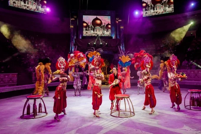 Фото: Новогодняя сказка на восточный лад: шоу «Песчаная Сказка» Гии Эрадзе в Кемерове 7