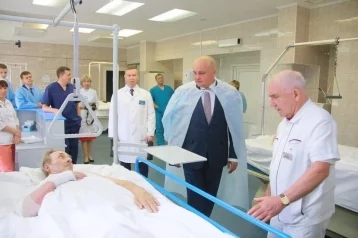 Фото: Сергей Цивилёв рассказал о новшествах в ожоговом отделении кемеровской больницы 1
