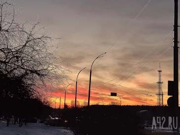 Фото: Кемеровчане снова наблюдали алый рассвет: синоптики рассказали о перемене погоды 2