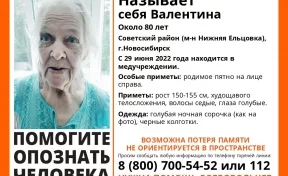«Называет себя Валентина»: кузбассовцев просят помочь с поисками родных пожилой женщины