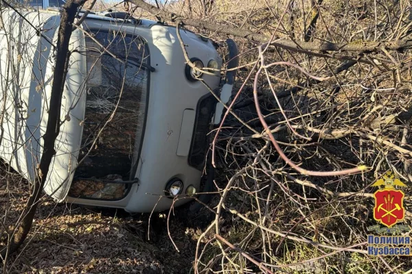 В Кузбассе житель Иркутской области после ночного клуба угнал автомобиль и совершил ДТП