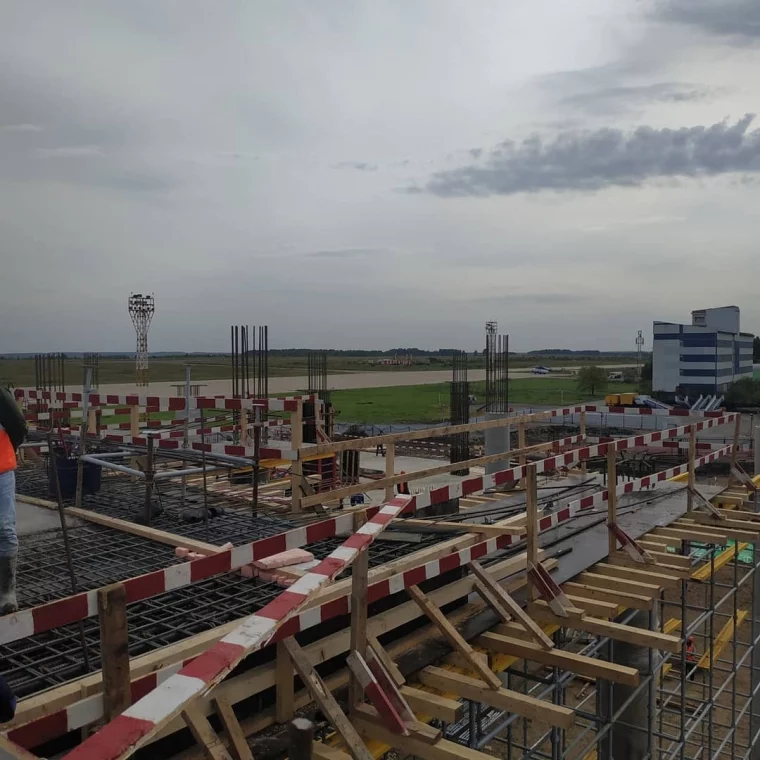 Фото: Замгубернатора рассказал о ходе строительства нового терминала кемеровского аэропорта 4