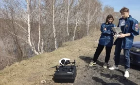 Добровольцы-спасатели мониторят территорию Кузбасса с помощью беспилотников