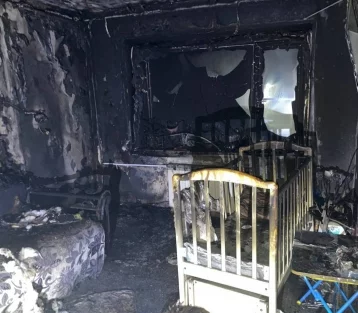 Фото: В Хабаровском крае при пожаре погиб полуторагодовалый ребёнок, оставшийся один дома 1