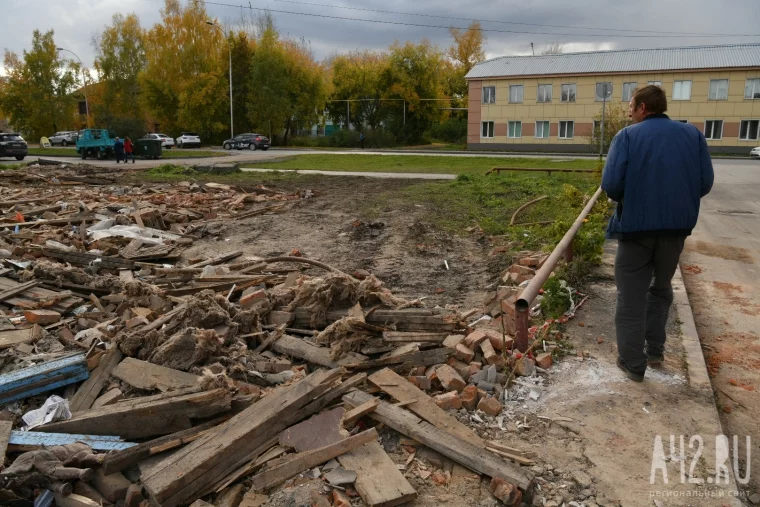 Фото: В Кемерове снесли известный дом на улице Рукавишникова 5