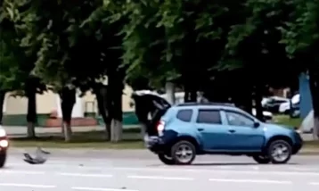 Фото: Последствия пьяного ДТП на проспекте Ленина в Кемерове попали на видео 1