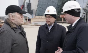 Валерий Гергиев проверил ход строительства филиала Мариинского театра в Кемерове