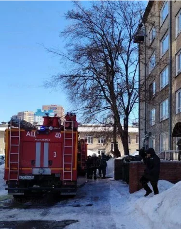 В Новосибирске в корпусе НГТУ произошёл пожар