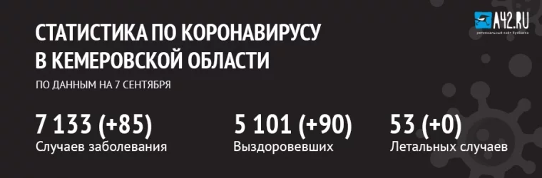 Фото: Коронавирус в Кемеровской области: актуальная информация на 7 сентября 2020 года 1