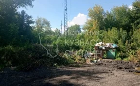 Кемеровчане пожаловались на мусорную свалку в частном секторе