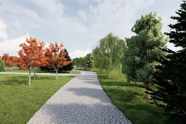 В кузбасском посёлке высадят более 1 000 деревьев при благоустройстве зоны отдыха