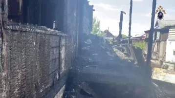 Фото: Следователи показали оперативное видео со смертельного пожара в Белове 1