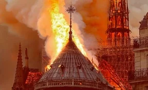 Названа причина пожара и обрушения части Собора Парижской Богоматери