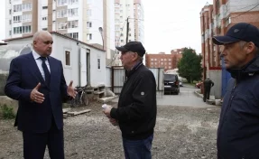 «Старт», «Датский двор» и «Крылья»: Сергей Цивилёв побывал на проблемных объектах долевого строительства в Кемерове