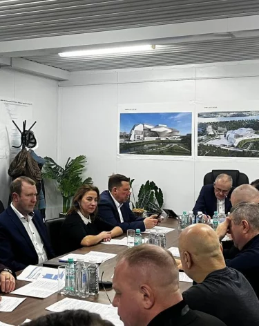Губернатор провёл штаб на строительстве музейно-театрального комплекса в Кемерове