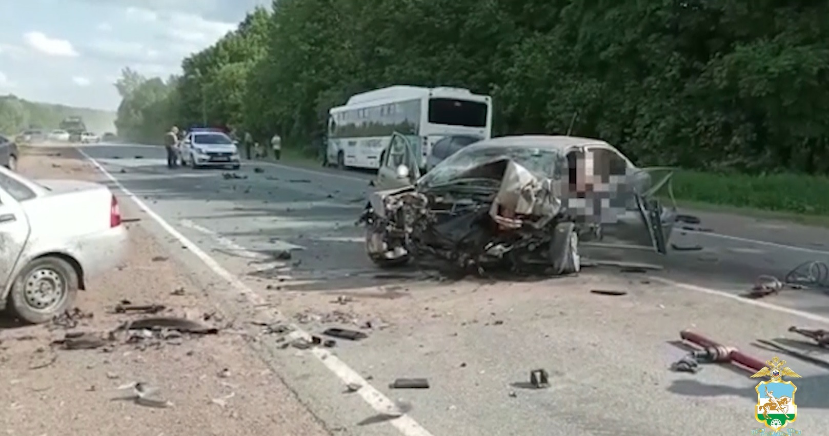 В Башкирии ДТП с автобусом унесло жизни двух человек 