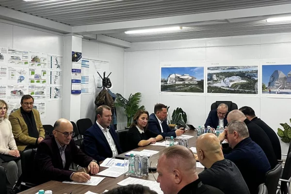 Губернатор провёл штаб на строительстве музейно-театрального комплекса в Кемерове