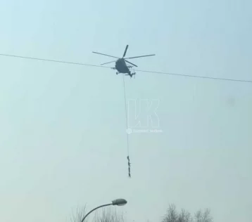 Фото: Над Кемеровом кружил вертолёт со спецназом 1