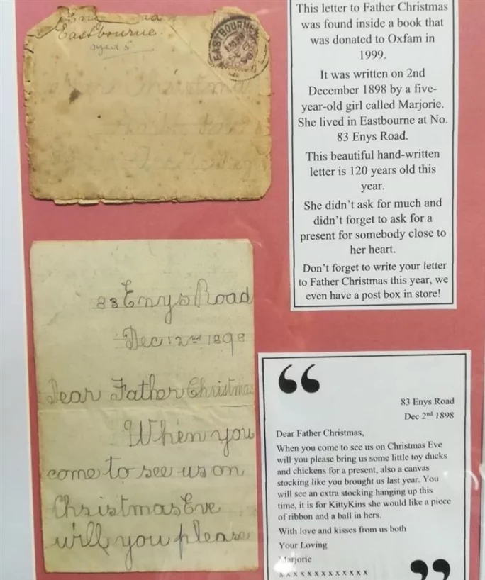 Фото: В Англии нашли 120-летнее письмо девочки Санта-Клаусу 2