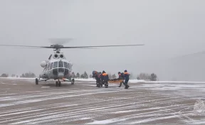 В Приангарье вертолёт Ми-8 со спасателями вылетел к пострадавшим охотникам в тайге 