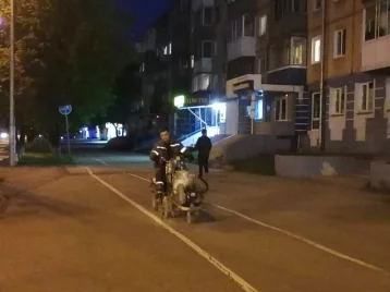 Фото: В Кемерове начали наносить разметку велосипедных дорожек 1