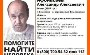 В Кузбассе пропал без вести 66-летний пенсионер в пиджаке и синих кедах 
