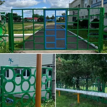 Фото: В Кузбассе восстановили ограждение территории детской спортивной школы только после вмешательства прокуратуры 1