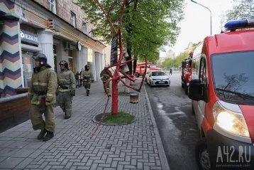 Фото: В МЧС прокомментировали пожар в пиццерии в центре Кемерова 2