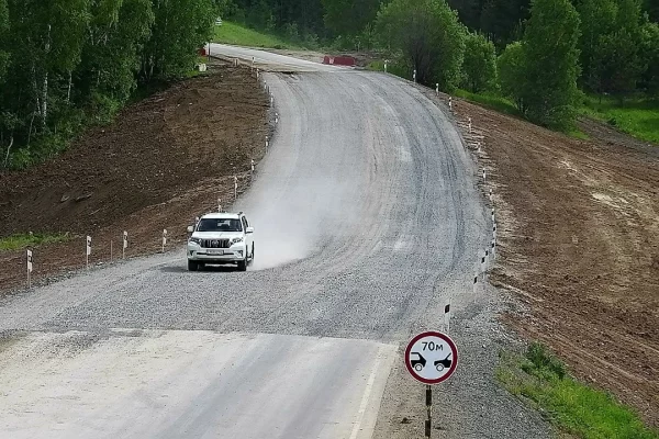 В Кузбассе восстановили движение по обрушившемуся участку трассы Бийск — Новокузнецк