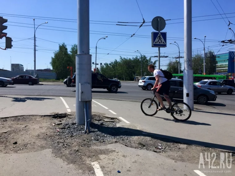 Фото: Не поедем, не помчимся: тестируем велодорожки в Кемерове 38