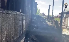 Следователи показали оперативное видео со смертельного пожара в Белове