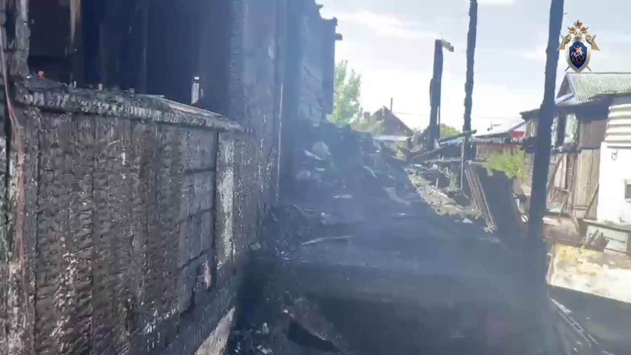 Следователи показали оперативное видео со смертельного пожара в Белове
