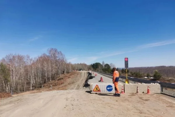 В Кузбассе открыли проезд по ранее рухнувшей трассе