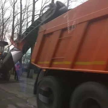 Фото: В Новокузнецке начали ремонтировать северный въезд 1