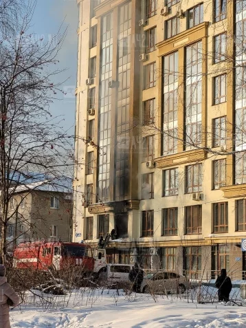 Фото: Очевидцы сообщили о серьёзном пожаре на улице Дарвина в Кемерове 1