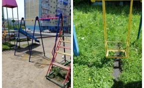 В Кузбассе УК оштрафовали на 250 тысяч рублей за разбитую детскую площадку