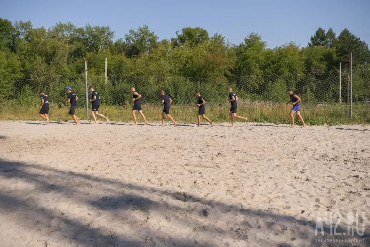 Фото: Так закаляется сталь: тренировка ВК «Кузбасс» на открытом воздухе 40